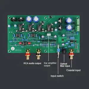 PCM56 *2 Classic HIFI Decoder Board Fiber Coaxial Input RCA Output 16BIT 48K More than TDA1541 PCM56 *2 Classic HIFI Decoder Board Fiber Coaxial Input RCA Output 16BIT 48K More than TDA1541