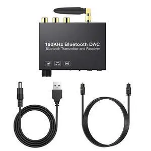 Bluetooth Audio Transmitter and Receiver DAC Converter RX/TX Audio Extensor Digital Audio Adapter LAN Extensor Bluetooth Audio Transmitter and Receiver DAC Converter RX/TX Audio Extensor Digital Audio Adapter LAN Extensor