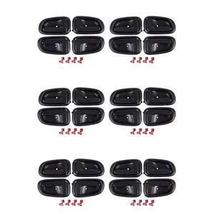 12X Fit For 93-97 Toyota Corolla Inside Door Handle Long Legs Front Rear Left Right 12X Fit For 93-97 Toyota Corolla Inside Door Handle Long Legs Front Rear Left Right