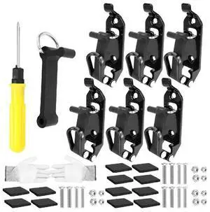 Complete Installation Kit Car Roof Rack Fixing Clamp Padded Roof Bar Cargo Holder For Surfboard Kayak Complete Installation Kit Car Roof Rack Fixing Clamp Padded Roof Bar Cargo Holder For Surfboard Kayak