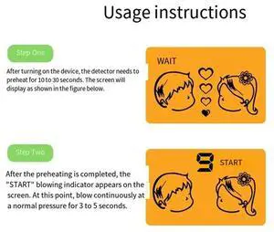 Bad Breath Detector Oral Hygiene Condition Tester Oral Odor Freshening Detector Odor Monitor for Bad Detection Bad Breath Detector Oral Hygiene Condition Tester Oral Odor Freshening Detector Odor Monitor for Bad Detection