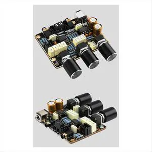 NE5532 Mini Preamlifier Tone Board Active Filter Amplifier Preamp with Adjustment Volume Control for Home Theater NE5532 Mini Preamlifier Tone Board Active Filter Amplifier Preamp with Adjustment Volume Control for Home Theater