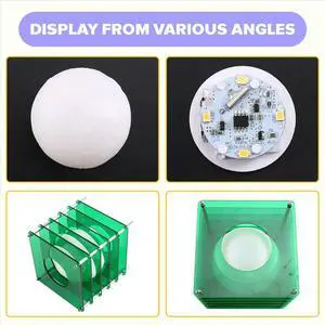 LED Lighting Multi-Layer Acrylic Lamp DIY Acrylic Moon Lamp for Bedrooms Living Rooms Offices USB Charging Lamp LED Lighting Multi-Layer Acrylic Lamp DIY Acrylic Moon Lamp for Bedrooms Living Rooms Offices USB Charging Lamp