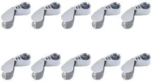 YM-10X 40X LED Pocket Magnifier Jeweller Eye Glass Loop Lens Magnifying Loupe UV Light YM-10X 40X LED Pocket Magnifier Jeweller Eye Glass Loop Lens Magnifying Loupe UV Light