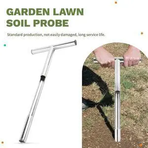 21inch Soil Sample Probe Stainless Steel Quick Inspection for Lawn Garden Farm 21inch Soil Sample Probe Stainless Steel Quick Inspection for Lawn Garden Farm