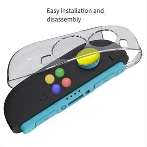 For Switch 2 Split Protective Case Joystick Cap+D-Pad Button Cap Set for Switch 2 D-PAD Color Button Cap Accessories For Switch 2 Split Protective Case Joystick Cap+D-Pad Button Cap Set for Switch 2 D-PAD Color Button Cap Accessories