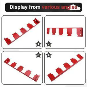 4 Slots Holder Toolbox Expansion Holder Bracket Effortless Side Bracket Red 4 Slots Holder Toolbox Expansion Holder Bracket Effortless Side Bracket Red