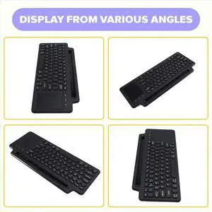 2.4G Bluetooth Keyboard with Number Touchpad Mouse Card Slot Numeric Keypad for Android IOS Desktop Laptop PC 2.4G Bluetooth Keyboard with Number Touchpad Mouse Card Slot Numeric Keypad for Android IOS Desktop Laptop PC