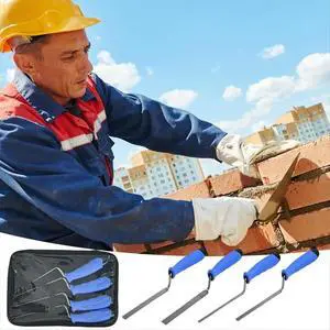 Masonry Hand Tool Set-4PC Pointing Trowel,Pointing Gauging Trowel,Stainless Steel Brick Laying Pointer with Bag Masonry Hand Tool Set-4PC Pointing Trowel,Pointing Gauging Trowel,Stainless Steel Brick Laying Pointer with Bag