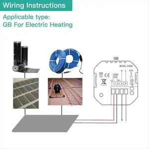 Thermostat Temperature Controller for Google Home, Alexa, Tuya Water Floor Heating Thermostat Temperature Controller for Google Home, Alexa, Tuya Water Floor Heating