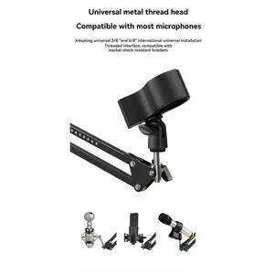 Microphone Bracket RGB Microphone Arm Stand with RGB Light Rotatable Suspension Boom Scissor Stand Ordinary Base Microphone Bracket RGB Microphone Arm Stand with RGB Light Rotatable Suspension Boom Scissor Stand Ordinary Base