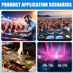 Audio Mixer Mini Stereo Mixer Ultralow Noise 4 Channels Mixers Mixing Console for Electric Guitar Drum Piano Audio Mixer Mini Stereo Mixer Ultralow Noise 4 Channels Mixers Mixing Console for Electric Guitar Drum Piano