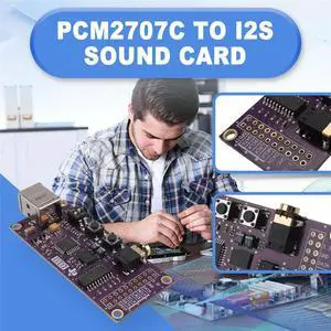 PCM2707C USB to I2S Digital Interface USB Sound Card DAC Compatible with Italian PCM2706 XMOS PCM2707C USB to I2S Digital Interface USB Sound Card DAC Compatible with Italian PCM2706 XMOS