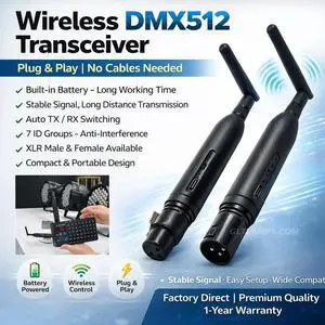 -Powered Lighting Console DMX512 Controller/Transmitter/Receiver for Stage Lighting Control -Powered Lighting Console DMX512 Controller/Transmitter/Receiver for Stage Lighting Control