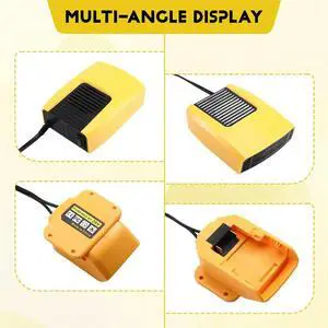 Cordless Car Heater Electric Warm Air Blower Heating Fan Windshield Demister Defroster Power Tool for DeWALT 20V Cordless Car Heater Electric Warm Air Blower Heating Fan Windshield Demister Defroster Power Tool for DeWALT 20V