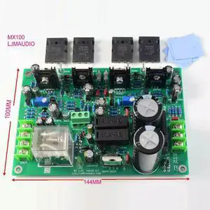 MX100 power amplifier, two-channel integrated board, with filter power supply, with its own speaker protection MX100 power amplifier, two-channel integrated board, with filter power supply, with its own speaker protection