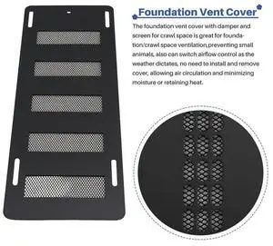 Crawl Space Vent Cover Foundation Vent Cover for Crawl Space Garage Attic Home Outdoor Foundation Air Wall Ven Crawl Space Vent Cover Foundation Vent Cover for Crawl Space Garage Attic Home Outdoor Foundation Air Wall Ven