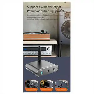 AptX-HD Bluetooth 5.2 Receiver HIFI Music Audio Adapter with 3.5mm Aux Toslink/Coaxial Output for Speaker Amplifer Car AptX-HD Bluetooth 5.2 Receiver HIFI Music Audio Adapter with 3.5mm Aux Toslink/Coaxial Output for Speaker Amplifer Car
