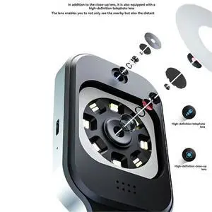 Handheld Digital Magnifier Microscope 500X Zoom 1200mah Electronic Magnifying Glass with 3 Inch IPS Screen Black Handheld Digital Magnifier Microscope 500X Zoom 1200mah Electronic Magnifying Glass with 3 Inch IPS Screen Black
