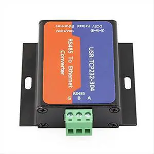 Modbus Serial Port RS485 to Ethernet Converter Server USR-TCP232-304 Data Transmission DHCP/DNS Supported EU PLUG Modbus Serial Port RS485 to Ethernet Converter Server USR-TCP232-304 Data Transmission DHCP/DNS Supported EU PLUG