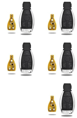 5X VVDI BE Key Pro 3 Button Remote Car Key For Mercedes Benz V4.2 PCB Remote Key Chip Improved Version 315/433Mhz 5X VVDI BE Key Pro 3 Button Remote Car Key For Mercedes Benz V4.2 PCB Remote Key Chip Improved Version 315/433Mhz