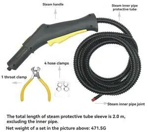 Steam Switch Control Handle Hose Kit for Karcher SC2, SC3, SC4 SC5 CTK10 CTK20 Cleaner Fittings Replacement Piping A Steam Switch Control Handle Hose Kit for Karcher SC2, SC3, SC4 SC5 CTK10 CTK20 Cleaner Fittings Replacement Piping A