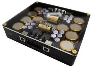 CNC Case 5V-25V 20A Suitable for Switching Power Supply and Linear Power Supply Sound Card DAC Amplifier CNC Case 5V-25V 20A Suitable for Switching Power Supply and Linear Power Supply Sound Card DAC Amplifier