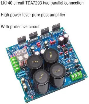 LK140 Circuit TDA7293 2 Parallel Amplifier Board HiFi Pure post Amplifier Board Super 1969 LK140 Circuit TDA7293 2 Parallel Amplifier Board HiFi Pure post Amplifier Board Super 1969