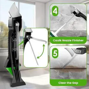 Professional Caulk Kit with Caulk Remover Tool Putty Knife Caulking Tool for Caulking Removal, Shower & Bathroom Caulk Professional Caulk Kit with Caulk Remover Tool Putty Knife Caulking Tool for Caulking Removal, Shower & Bathroom Caulk