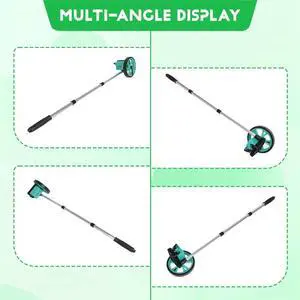 Mechanical Digital Roller Rangefinder Manually Pushed Rangefinder Wheel Engineering Measuring Ruler 9999.9M Mechanical Digital Roller Rangefinder Manually Pushed Rangefinder Wheel Engineering Measuring Ruler 9999.9M