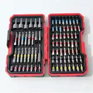 Impact Driver Drill Bit Set, S2 Steel, Magnetic Nut Driver, Intersect Slot, Slotted, Square, Star, Hex, TORX Bits 83Pcs Impact Driver Drill Bit Set, S2 Steel, Magnetic Nut Driver, Intersect Slot, Slotted, Square, Star, Hex, TORX Bits 83Pcs