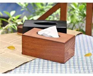 Multifunctional Wooden Tissue Box - for Creative Living Room Solid Wood Napkin Holder for Car and Restaurant Multifunctional Wooden Tissue Box - for Creative Living Room Solid Wood Napkin Holder for Car and Restaurant