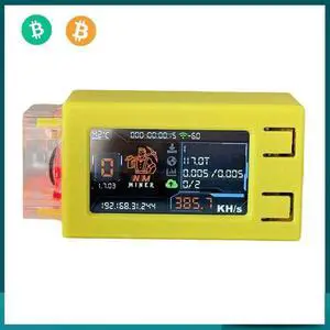 Nerdminer V2 Pro Max 390KH/S with RGB Cool Fan Solo Lottery Miner BTC Miner Nerd Miner Bitcoin Crypto Miner NMMiner Nerdminer V2 Pro Max 390KH/S with RGB Cool Fan Solo Lottery Miner BTC Miner Nerd Miner Bitcoin Crypto Miner NMMiner