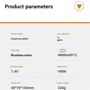 Mini Turbo Fan 130000 RPM High-Speed Violent Turbo Fan Blower Brushless Motor for Home Outdoor Use Mini Turbo Fan 130000 RPM High-Speed Violent Turbo Fan Blower Brushless Motor for Home Outdoor Use