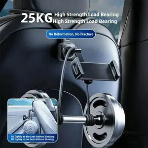 Soft Silicone Car Headrest Mount Compatibles Most Tablets And Phones Holder Soft Silicone Car Headrest Mount Compatibles Most Tablets And Phones Holder