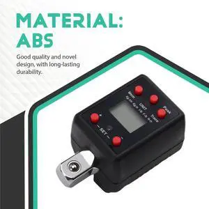 Digital Torque Wrench Adapter - 1/4, 3/8, 1/2, 3/4 Inch Drive,2-200Nm, Dual Measurement Ft-Lb/Nm, with Trace Modes Digital Torque Wrench Adapter - 1/4, 3/8, 1/2, 3/4 Inch Drive,2-200Nm, Dual Measurement Ft-Lb/Nm, with Trace Modes