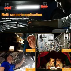 Magnetic Work Light, Under Hood Work Light Accessory Bar Rechargeable LED Work Light Bar for Car Repairing,2 Packs Magnetic Work Light, Under Hood Work Light Accessory Bar Rechargeable LED Work Light Bar for Car Repairing,2 Packs