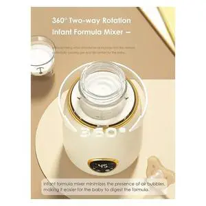 Electric Milk Bottle Shaker with LED Display, Adjustable Milk Blender for Night, Shopping, Camping, Daily Use Electric Milk Bottle Shaker with LED Display, Adjustable Milk Blender for Night, Shopping, Camping, Daily Use