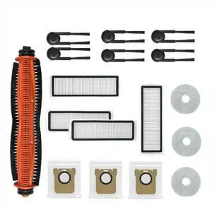 17PCS for Mijia M40S/OV31CN Vacuum Cleaner Accessories Main Roller Side Brush Hepa Filter Mop Cloth Dust Bags 17PCS for Mijia M40S/OV31CN Vacuum Cleaner Accessories Main Roller Side Brush Hepa Filter Mop Cloth Dust Bags