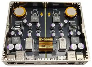 CH318T USB Isolation data Reorganization Dual 0.1ppm TCXO Crystal 480Mbps Supports TypeC USB-A USB-B for Decoding Amplifier CH318T USB Isolation data Reorganization Dual 0.1ppm TCXO Crystal 480Mbps Supports TypeC USB-A USB-B for Decoding Amplifier