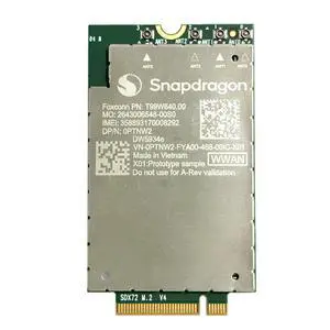 DW5934e Snapdragon X72 CAT 20 5G network card Mobile Modem LTE FDD/TDD, WCDMA/HSPA+, GPS GLONASS DW5934e Snapdragon X72 CAT 20 5G network card Mobile Modem LTE FDD/TDD, WCDMA/HSPA+, GPS GLONASS