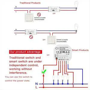 2Pcs 4 Way Switch Module Tuya Light Control Switch App Remote Control Dimmer Curtain Switch 2Pcs 4 Way Switch Module Tuya Light Control Switch App Remote Control Dimmer Curtain Switch