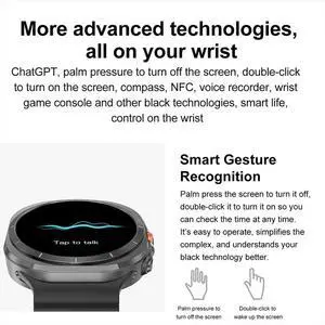 DT Watch Ultra 47mm Watch Bluetooth Call Compass 3D Menu Charging Series 7 watch Orange DT Watch Ultra 47mm Watch Bluetooth Call Compass 3D Menu Charging Series 7 watch Orange
