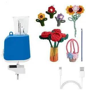 Cord Knitting Machine, Electric Maker Tool with Adequate Tension,Knitter Machine, Automatic Knitting Yarns Cord Knitting Machine, Electric Maker Tool with Adequate Tension,Knitter Machine, Automatic Knitting Yarns