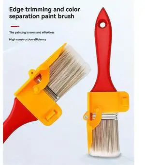 Edging Color Separation Paint Brush with Painter'S Sponge Brush Corner Painting Tool,Multi-Functional Painting Tool Set Edging Color Separation Paint Brush with Painter'S Sponge Brush Corner Painting Tool,Multi-Functional Painting Tool Set