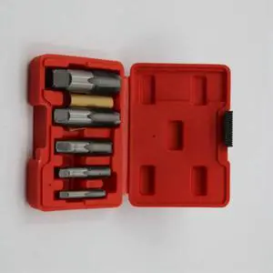 6 Pcs NPT Pipe Tap Set Threading Plumbing NPT Tap Set with Case Thread Tapping Tool Kit 6 Pcs NPT Pipe Tap Set Threading Plumbing NPT Tap Set with Case Thread Tapping Tool Kit