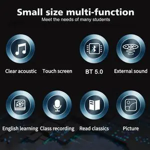 l Bluetooth 5.0 MP3 Music Player Built-in Speaker MP4 Player 2.4 Inch Full Touch TFT Color Screen Radio HIFI l Bluetooth 5.0 MP3 Music Player Built-in Speaker MP4 Player 2.4 Inch Full Touch TFT Color Screen Radio HIFI