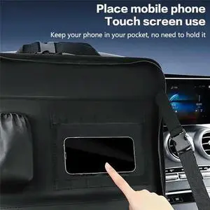 Multifunctional Car Steering Wheel Dining Table - PU Leather Seat Back Stand with Notebook Stand , Car Accessories Multifunctional Car Steering Wheel Dining Table - PU Leather Seat Back Stand with Notebook Stand , Car Accessories