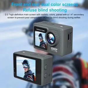 Action Camera 30m Waterproof Exercise Video Recorder 120° Wide Angle Sport Camcorder with Accessories Kit Action Camera 30m Waterproof Exercise Video Recorder 120° Wide Angle Sport Camcorder with Accessories Kit