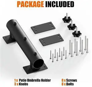 Patio Umbrella Holder Heavy Duty Deck Umbrella Mount, Adjustable Umbrella Holder for Deck Railing,Courtyard Balcony Patio Umbrella Holder Heavy Duty Deck Umbrella Mount, Adjustable Umbrella Holder for Deck Railing,Courtyard Balcony